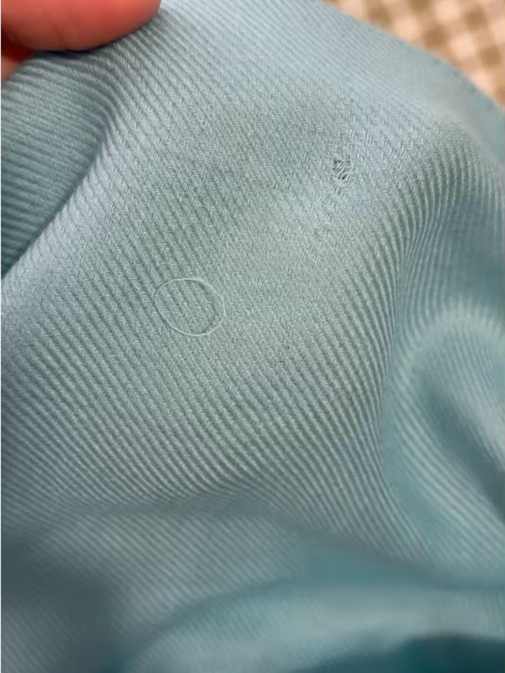 Loro Piana Light Blue Cashmere-Silk Scarf with Fringe - Picture 4 of 5